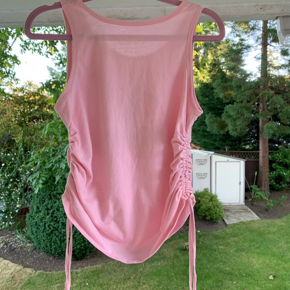 Coca Cola pink ruched tank top - Picture 9 of 9